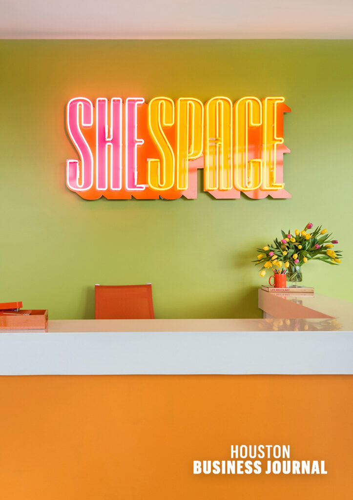 2021 Houston Business Journal: Landmark Award for SheSpace | Creative Tonic Design