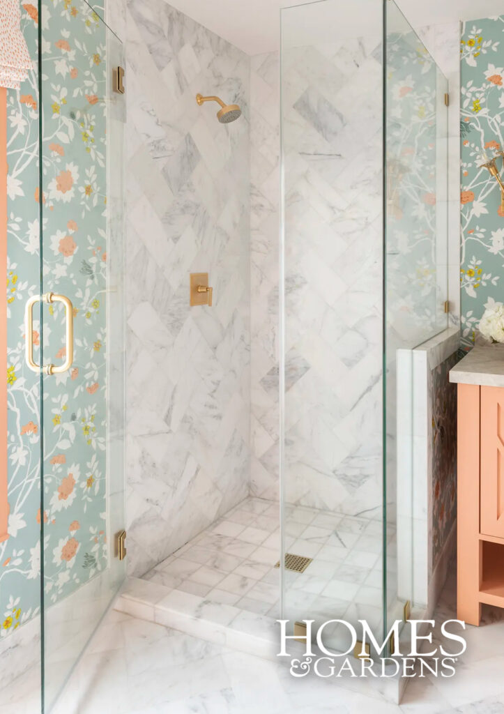 Homes & Gardens: White Shower Tile Ideas | Creative Tonic Design